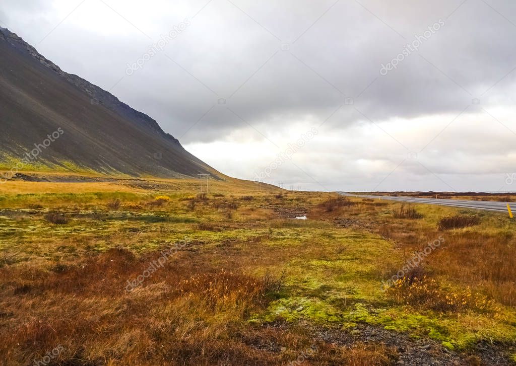 Iceland and amazing icelandic nature and landscapes