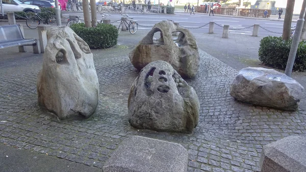 Huningue jest ładne miasto, francuski — Zdjęcie stockowe