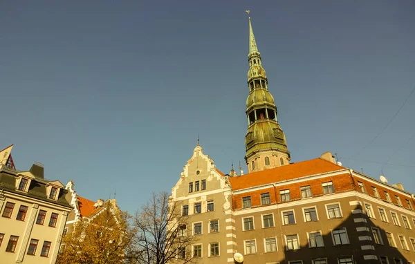 Riga is the capital of Latvia. Beautiful city — Stock Photo, Image