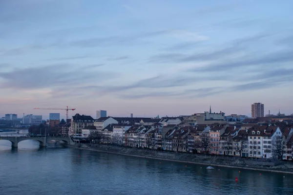 Basilea è una città molto bella in Svizzera — Foto Stock