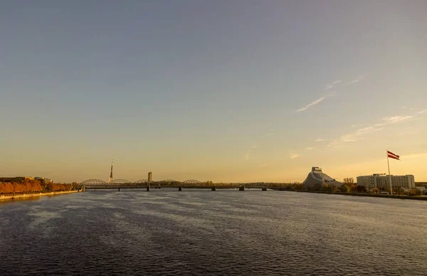 Riga is de hoofdstad van Letland. Prachtige stad — Stockfoto