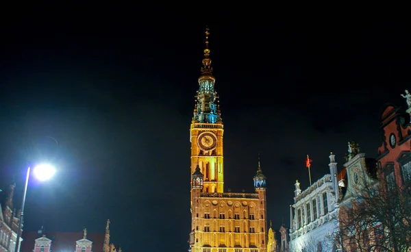 Красивая архитектура Гданьска, Польша — стоковое фото