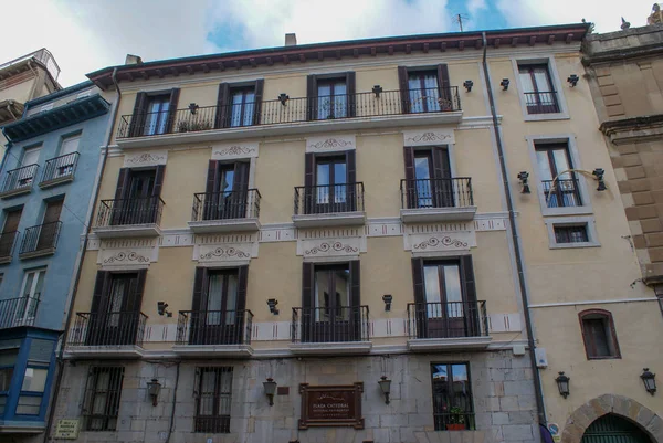 Pamplona-oude stad in Navarra, Spanje — Stockfoto