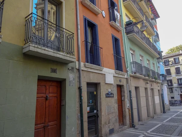 Pamplona - ciudad antigua de Navarra, España — Foto de Stock