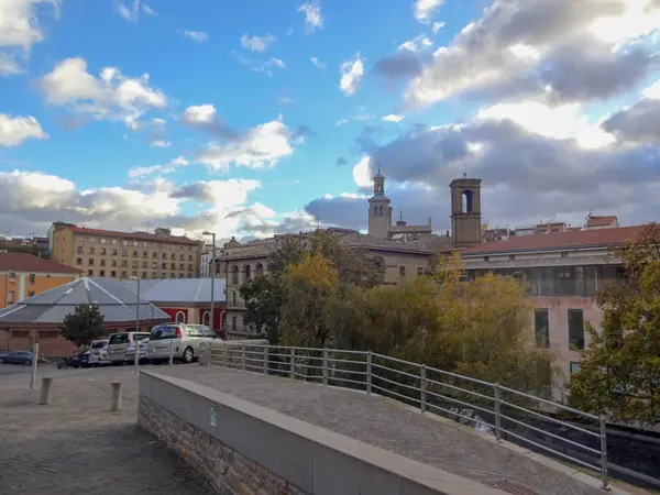 Pamplona - ciudad antigua de Navarra, España — Foto de Stock