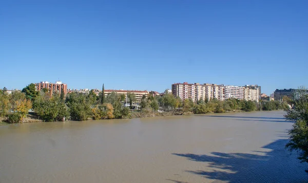 Zaragoza bela cidade em Aragão, Espanha — Fotografia de Stock