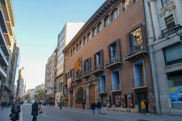 Zaragoza bela cidade em Aragão, Espanha — Fotografia de Stock