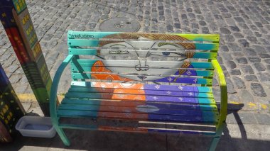 Valparaiso Şili'de grafiti şehri