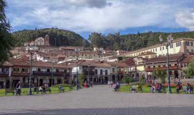 Cusco Peru güzel ve antik bir şehir