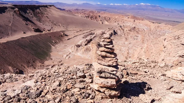チリのラ・ルナ谷、アタカマ砂漠 — ストック写真