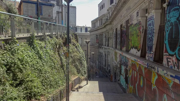 Valparaiso er byen graffiti i Chile - Stock-foto