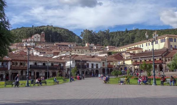Cusco es una ciudad hermosa y antigua en Perú —  Fotos de Stock