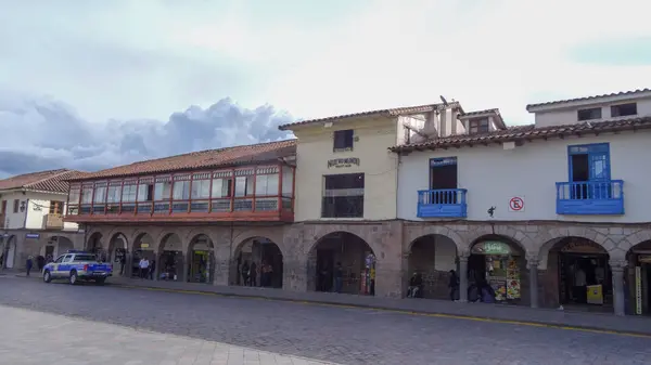 Cusco is een prachtige en oude stad in Peru — Stockfoto