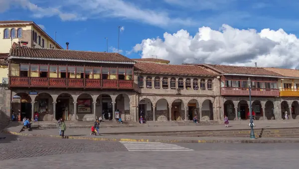 Cusco es una ciudad hermosa y antigua en Perú —  Fotos de Stock