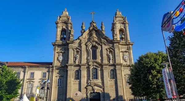 Braga jest pięknym miastem w Portugalii. Niesamowita architektura — Zdjęcie stockowe