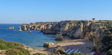 Lagos Algarve kıyısında inanılmaz bir tatil, Portekiz, Kayalar ve plajlar
