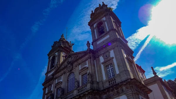 Braga é uma bela cidade em Portugal. Arquitetura incrível — Fotografia de Stock