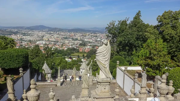 Braga é uma bela cidade em Portugal. Arquitetura incrível — Fotografia de Stock