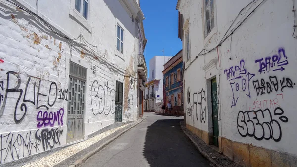 Faro city und naturpark ria formosa im süden portugals — Stockfoto
