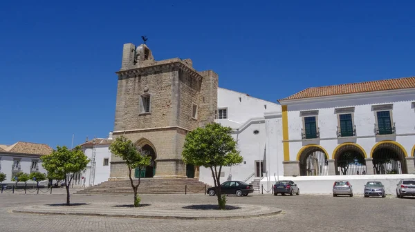 Faro ciudad y parque natural Ria Formosa en el sur de Portugal — Foto de Stock