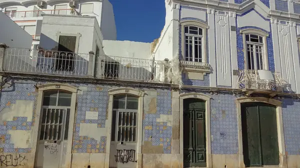 Faro ciudad y parque natural Ria Formosa en el sur de Portugal —  Fotos de Stock