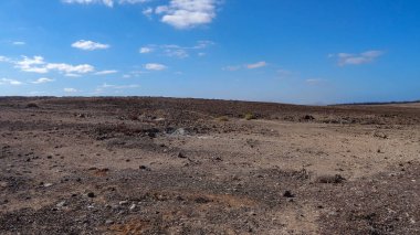 Caleta-de-Fuste, Fuerteventura adası, Canarias, İspanya'da rahat bir plaj tesisidir.