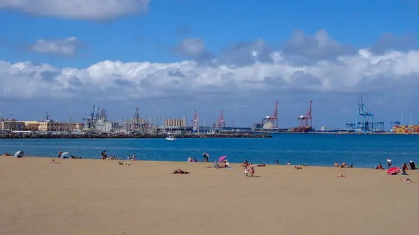 Las Palmas de Gran Canaria är en huvudstad på ön, Canarias, Spanien. — Stockfoto
