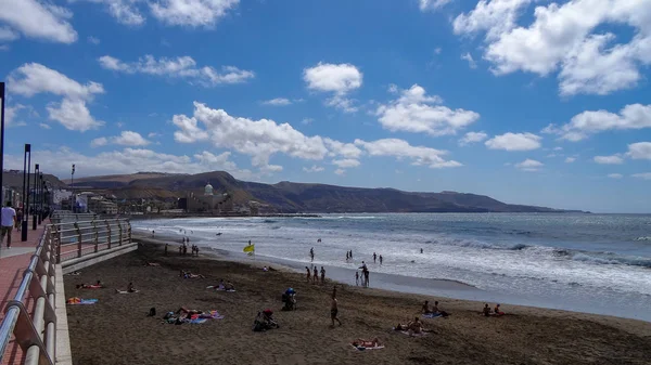 Las Palmas de Gran Canaria é uma capital da ilha, Canarias, Espanha . — Fotografia de Stock