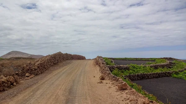 Park timinfaya ist ein fantastischer vulkanischer Ort auf Lanzarote, Kanaren. — Stockfoto