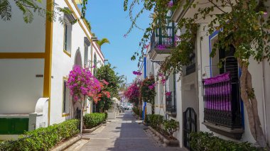 Puerto Mogan, İspanya'nın Gran Canaria adasında pitoresk bir şehirdir.