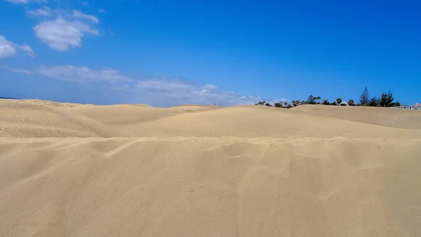 Maspalomas a Playa del Ingles je nádherné letovisko na jihu ostrova Gran-Canaria, Španělsko — Stock fotografie