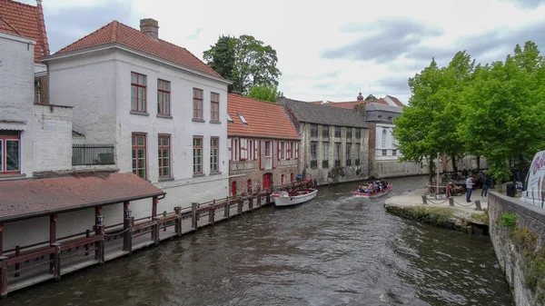 Beautiful Brugge Belçika'nın bir kültür başkenti, Bruges — Stok fotoğraf