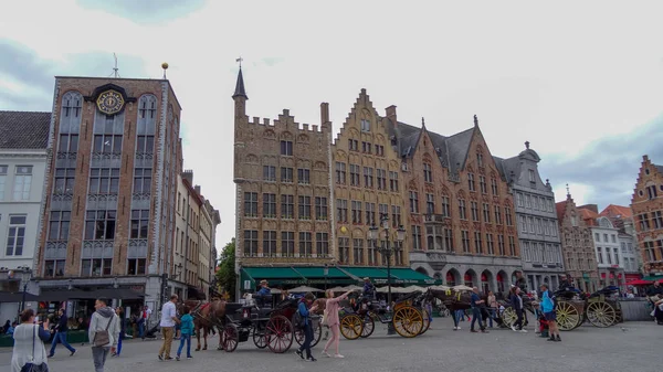 Hermosa Bruja es una capital cultural de Bélgica, Brujas — Foto de Stock