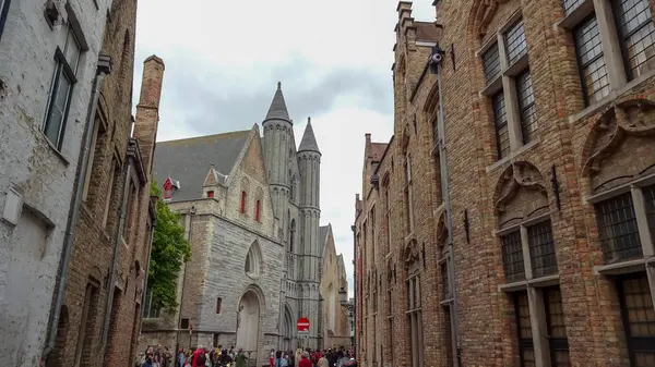 Beautiful Brugge Belçika'nın bir kültür başkenti, Bruges — Stok fotoğraf