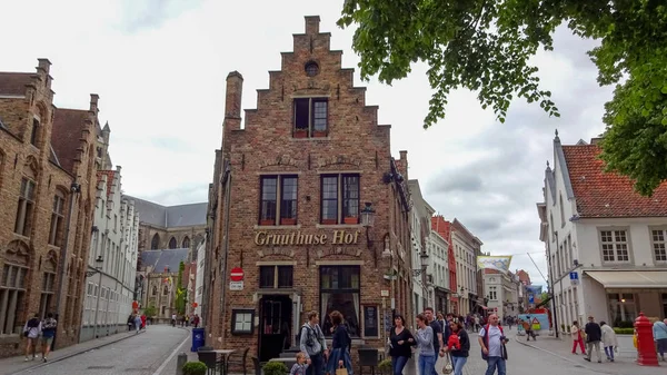 Bella Brugge è una capitale della cultura del Belgio, Bruges — Foto Stock