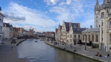Gent Belçika'da çok güzel bir şehir