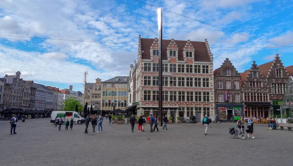 Gent es una ciudad muy hermosa en Bélgica — Foto de Stock