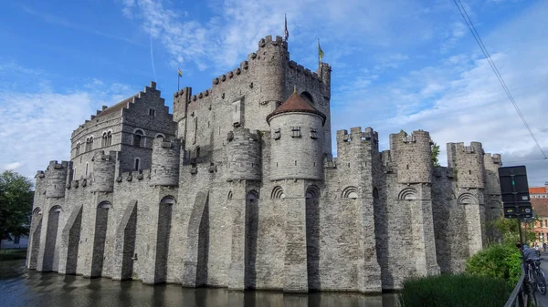 Gent Belçika'da çok güzel bir şehir — Stok fotoğraf