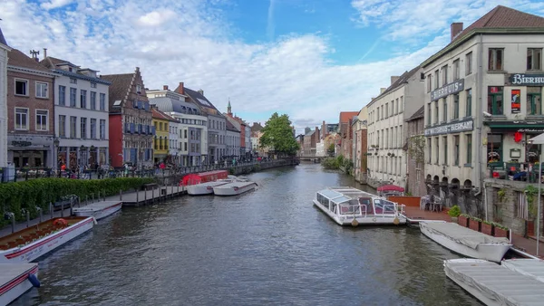 Gent Belçika'da çok güzel bir şehir — Stok fotoğraf