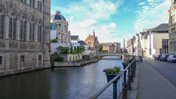 Η Gent είναι πολύ όμορφη πόλη στο Βέλγιο — Φωτογραφία Αρχείου