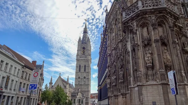 Gent é uma cidade muito bonita na Bélgica — Fotografia de Stock