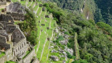 Peru'daki Machu Picchu dünyanın mucizelerinden biri.