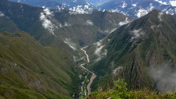 Machu Picchu Peruban az egyik csodája a világ — Stock Fotó