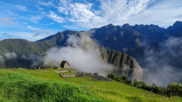 秘鲁的马丘比丘是世界奇迹之一 — 图库照片
