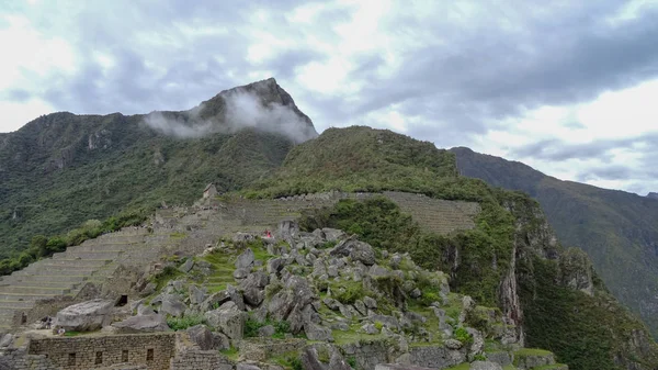 Machu Picchu in Perù è uno dei miracoli del mondo — Foto Stock