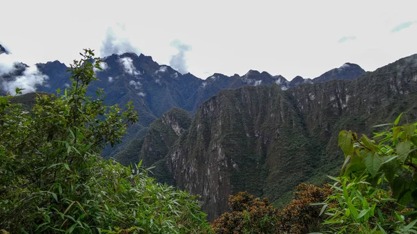 Machu Picchu i Peru är ett av världens underverk — Stockfoto