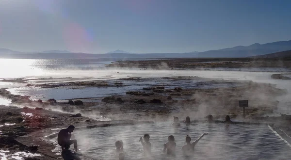 Plošina Altiplano s velmi netypickou povahou v Bolívii — Stock fotografie