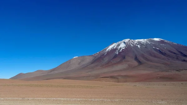 Altipiano Altiplano con natura molto atipica in Bolivia — Foto Stock