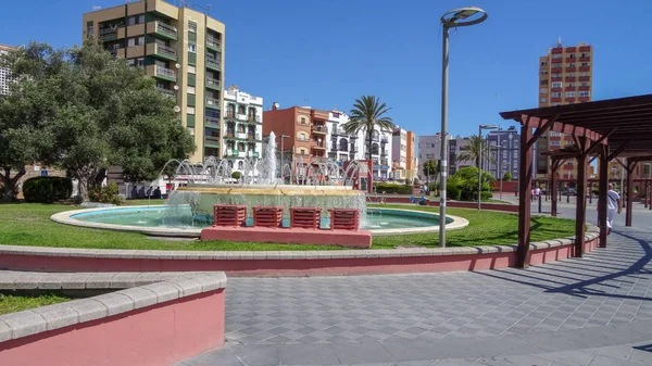 La Linea de la Concepcion - испанский город на юге Европы — стоковое фото
