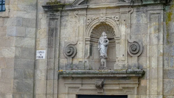 Santiago de Compostela es una ciudad española de piligrimas. —  Fotos de Stock